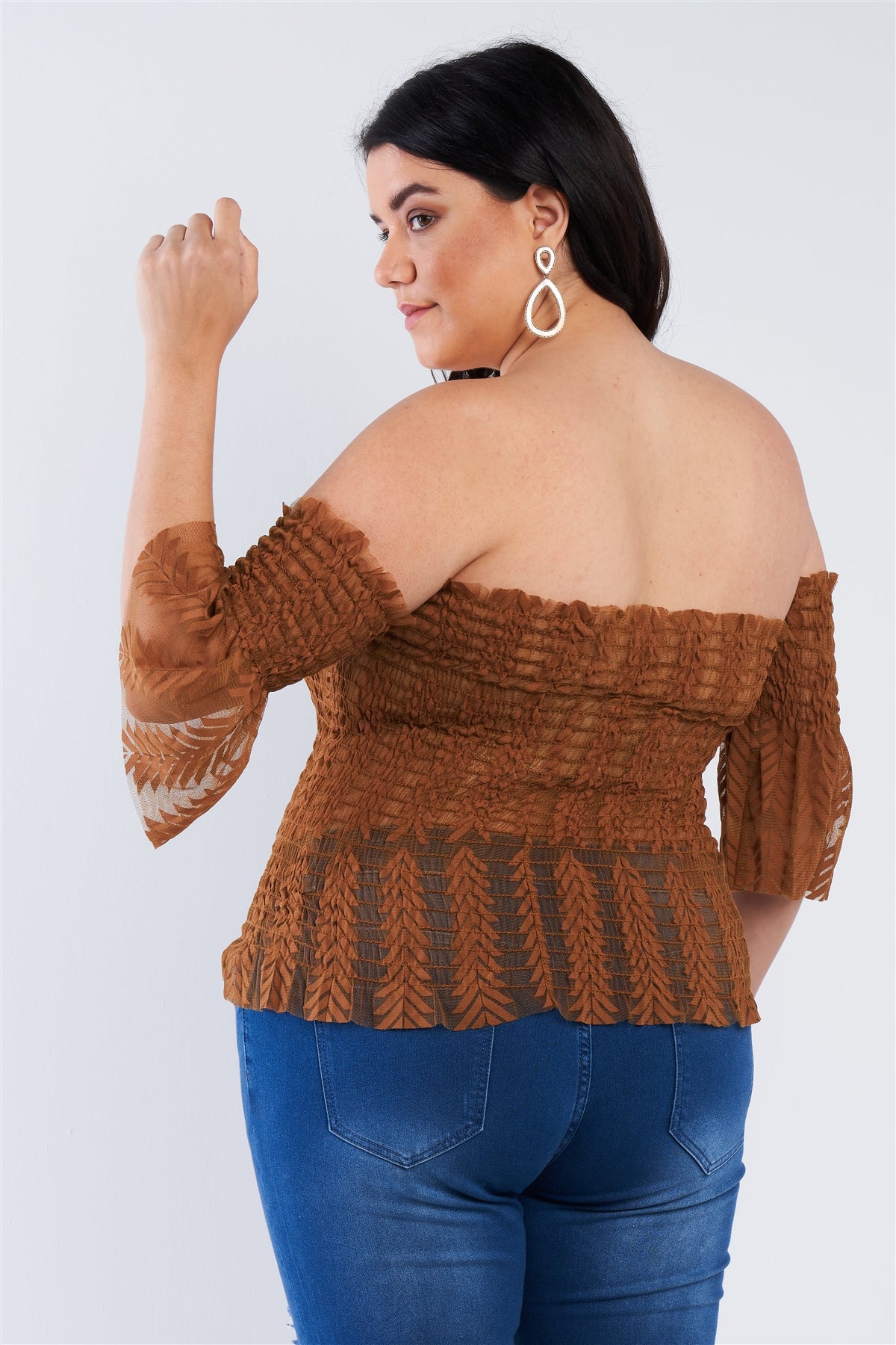 Off The Shoulder Plus Size Top CCWHOLESALECLOTHING