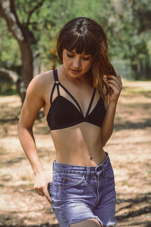 Cut Out Strappy Bralette Pretty Plus and More